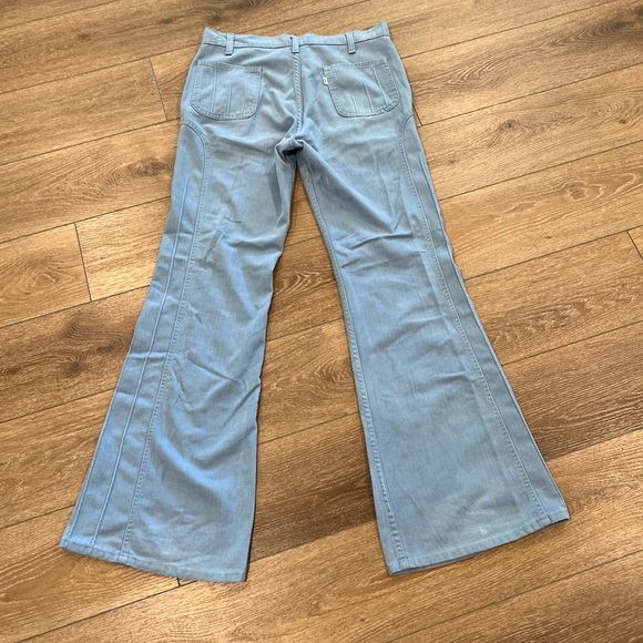 RARE Vintage 60/70s Levi’s for Gals Flare Bell Bottom Denim Jeans - Picture 4 of 16